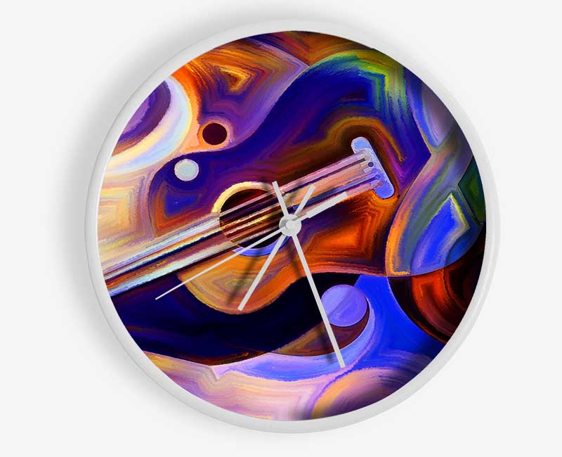 The Ukulele Dream Clock - Wallart-Direct UK