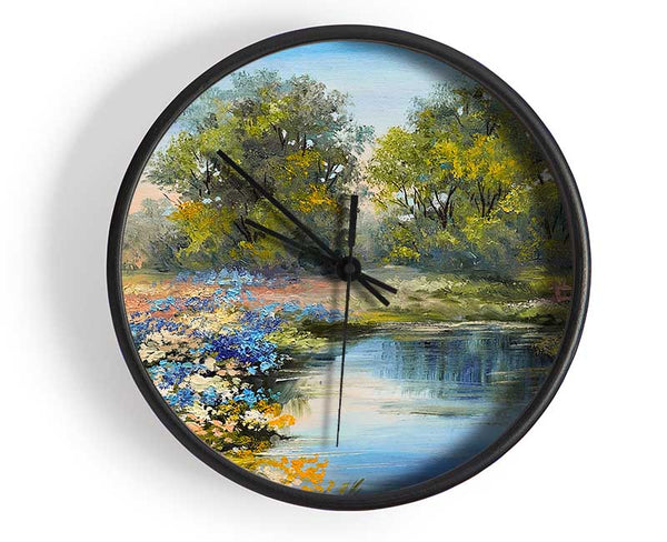 The Little River Trail Clock - Wallart-Direct UK