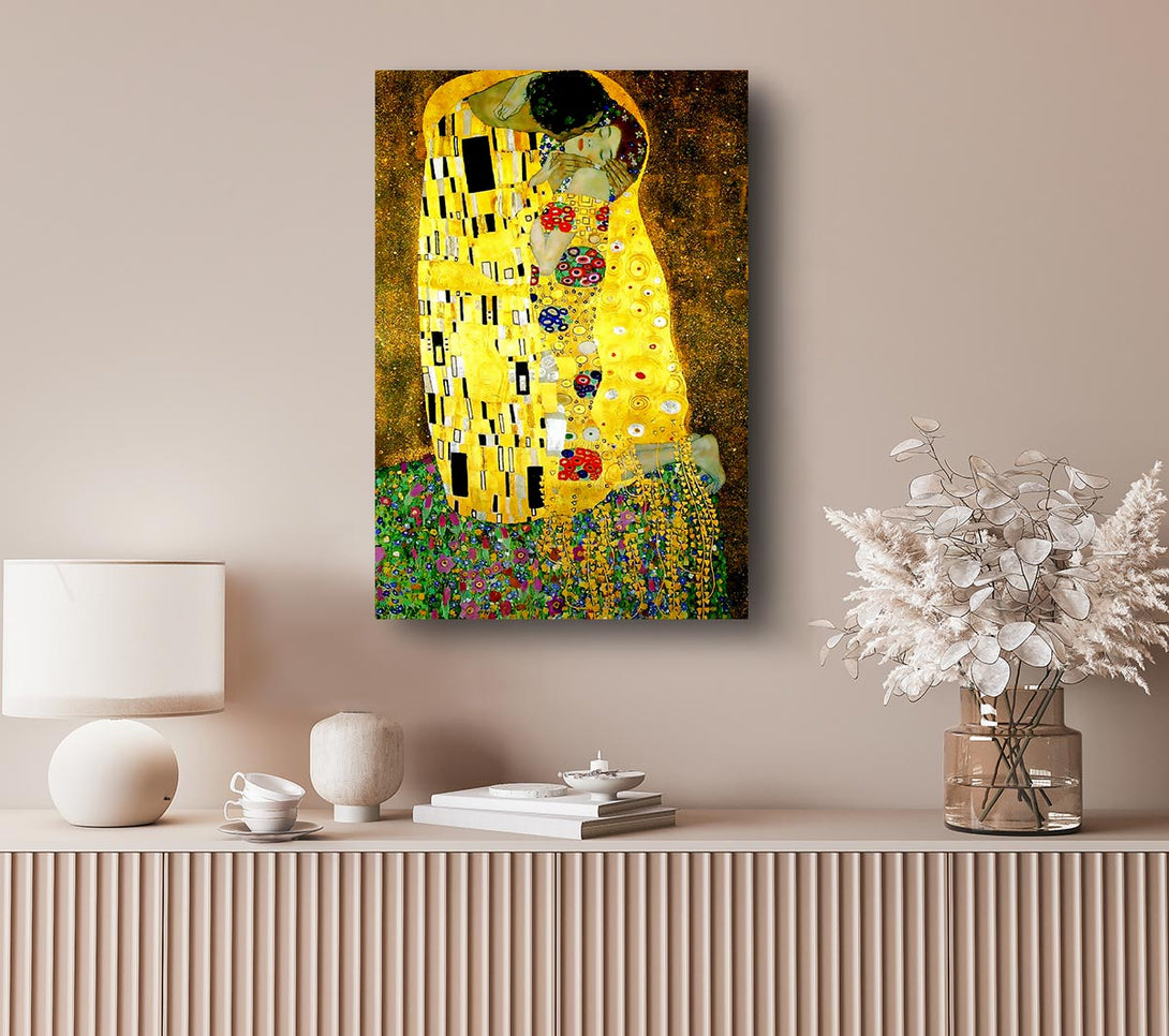 Picture of Klimt Kiss Canvas Print Wall Art