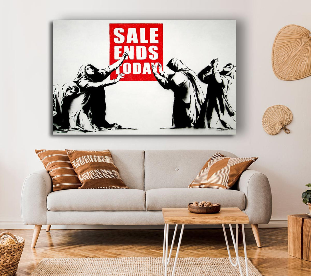 Picture of Homage To The Sales Canvas Print Wall Art