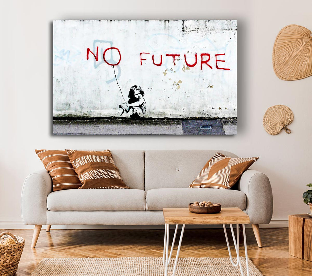 Picture of No Future Balloon Canvas Print Wall Art