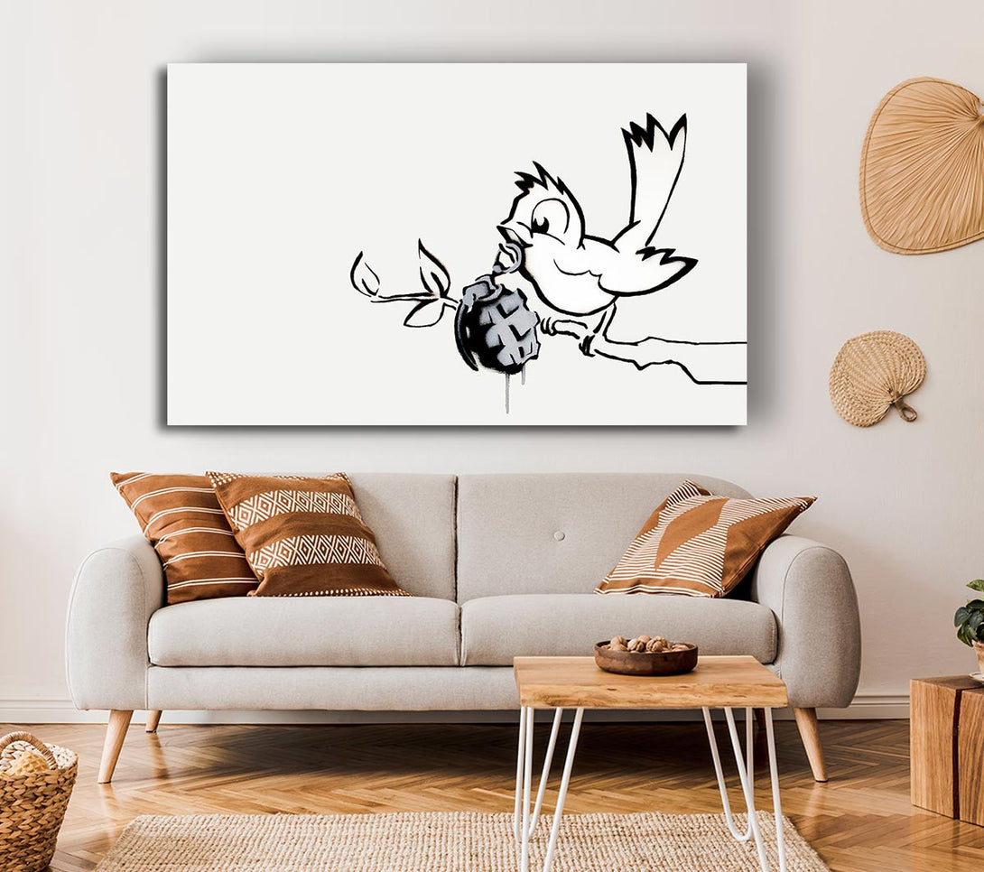 Picture of Bird Granade Canvas Print Wall Art