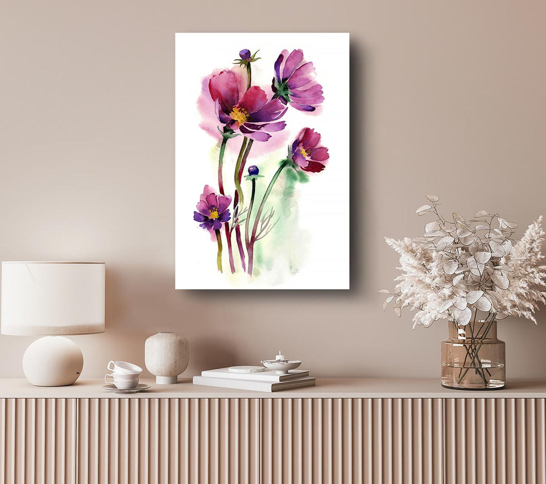 Picture of Wild Flower Beauty Canvas Print Wall Art