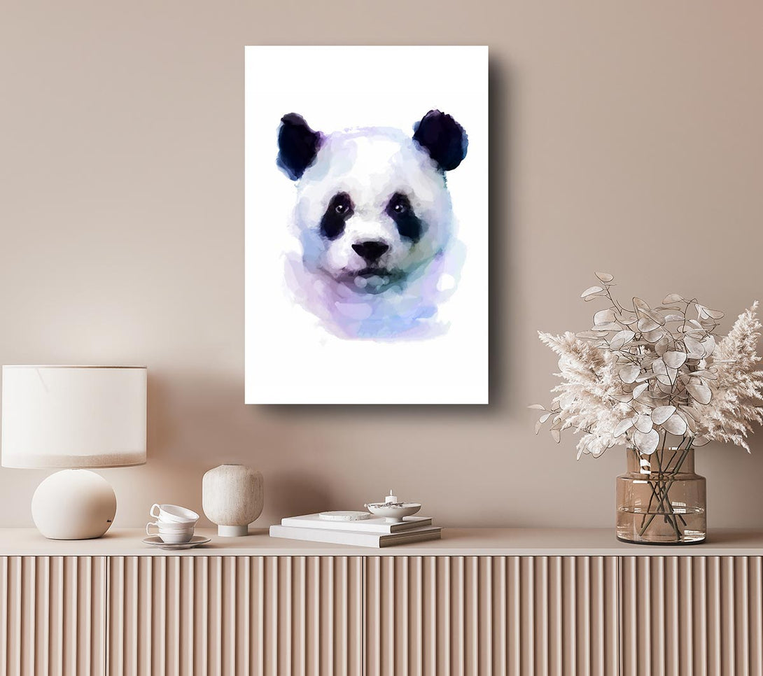 Picture of Panda Face Canvas Print Wall Art