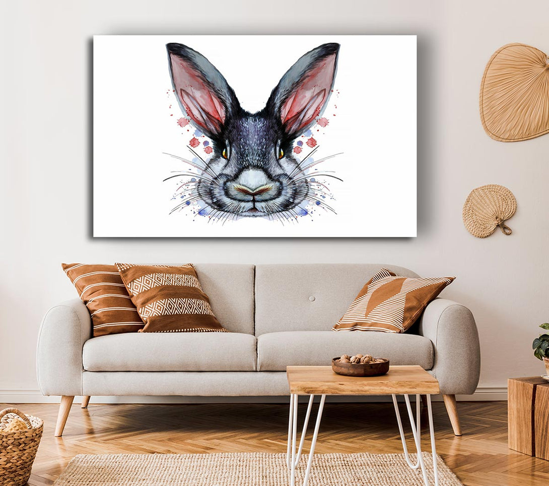 Picture of Pink Rabbit Ears Canvas Print Wall Art