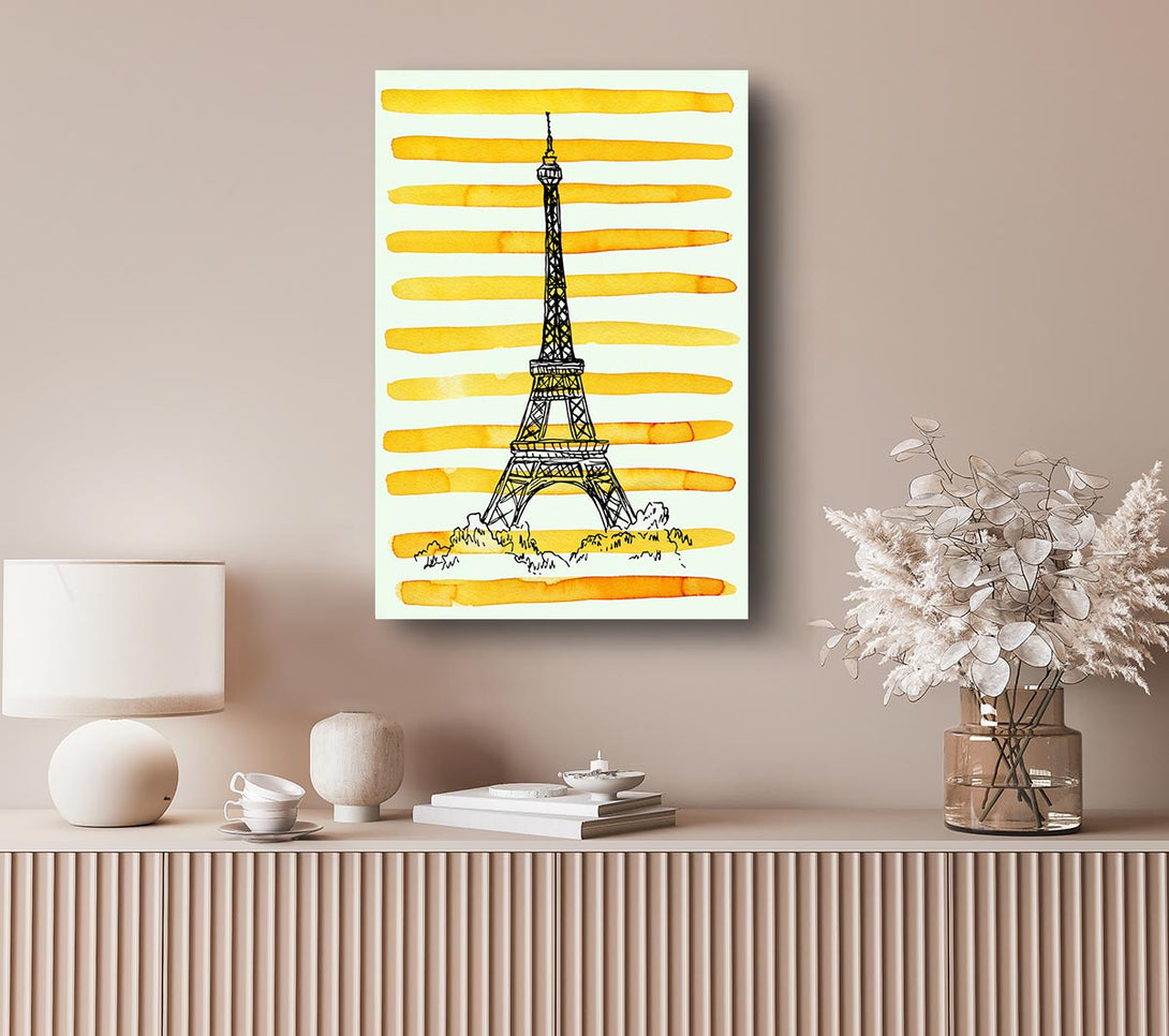 Picture of Paris The Capital Of Style Canvas Print Wall Art