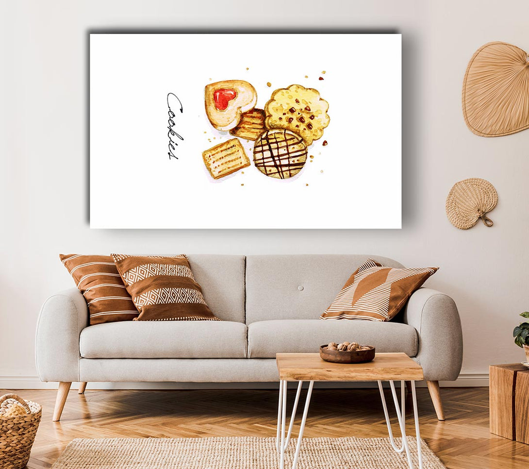 Picture of Biscuit Cookie Delight Canvas Print Wall Art