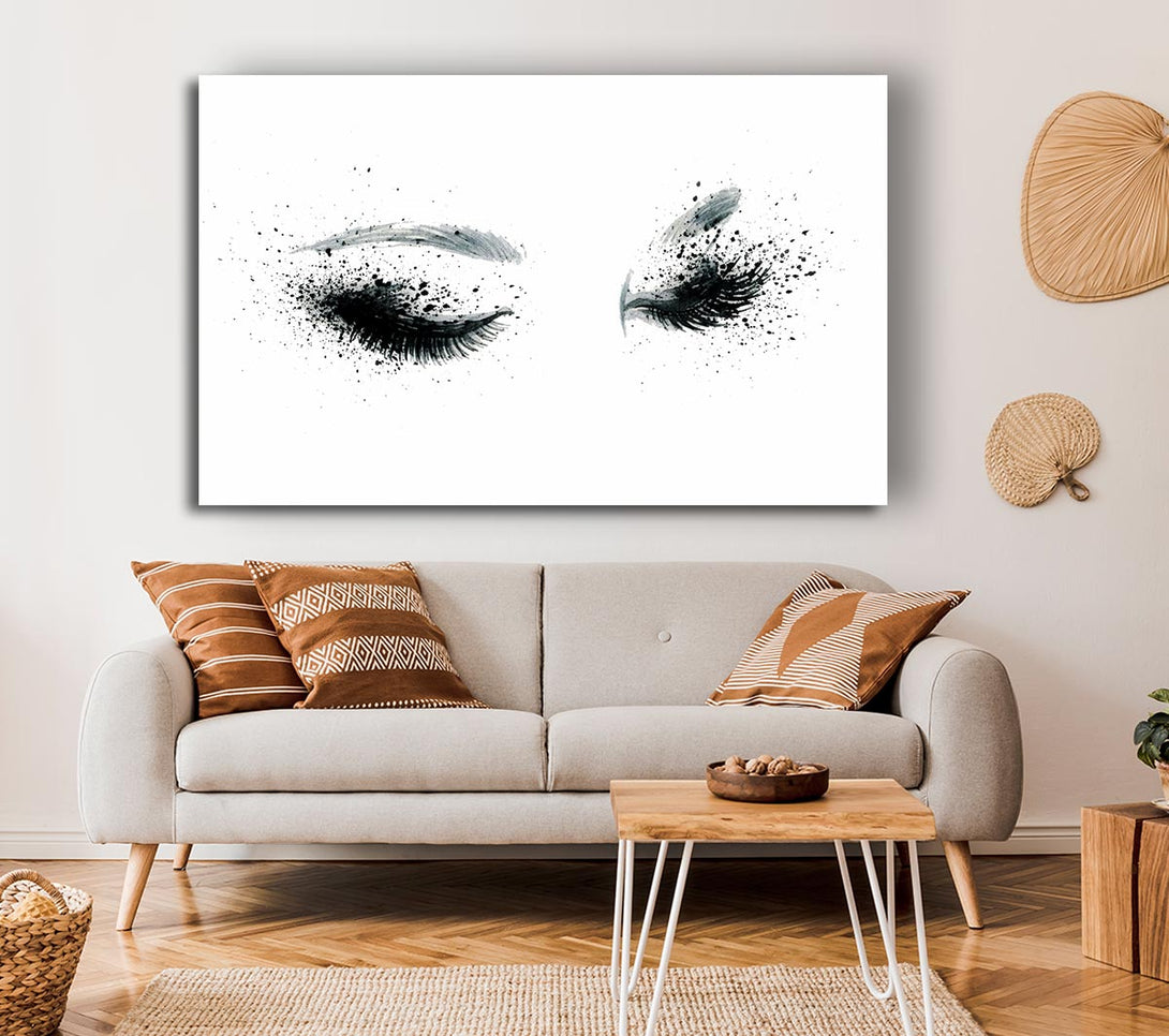 Picture of Eyes That Flutter Canvas Print Wall Art