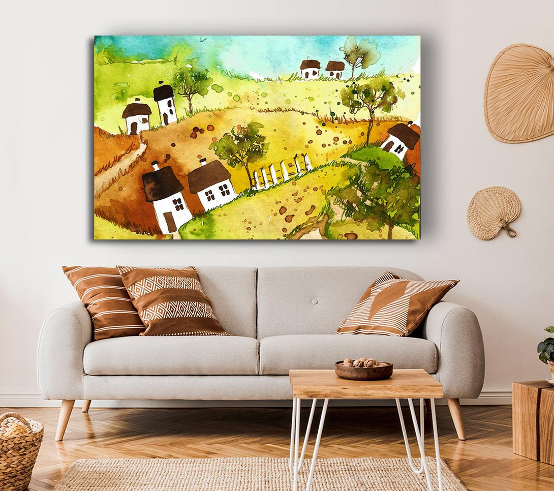 Picture of Countryside Living Canvas Print Wall Art