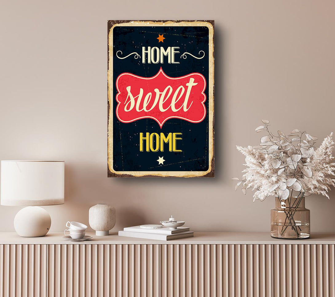 Picture of Home Sweet Home 3 Canvas Print Wall Art