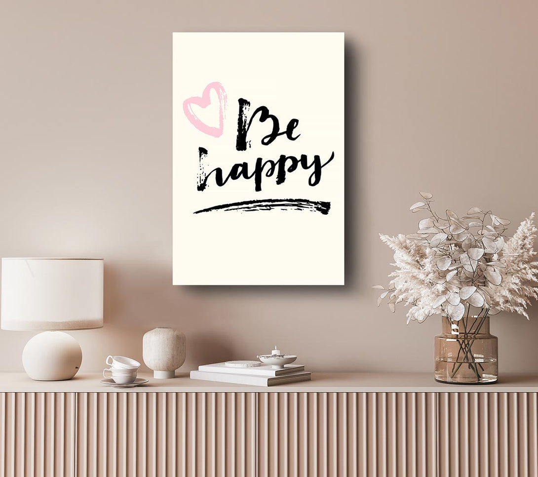 Picture of Be Happy 1 Canvas Print Wall Art