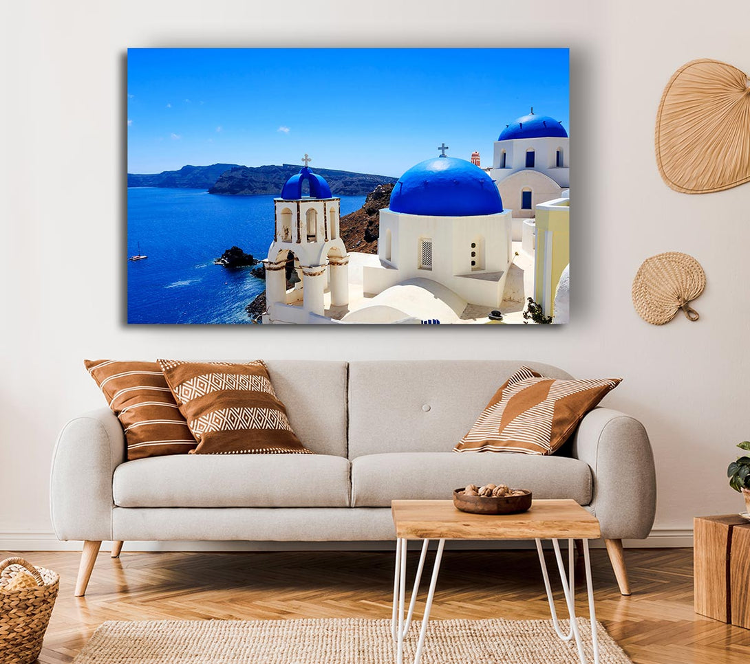 Picture of Santorini Wonder Canvas Print Wall Art