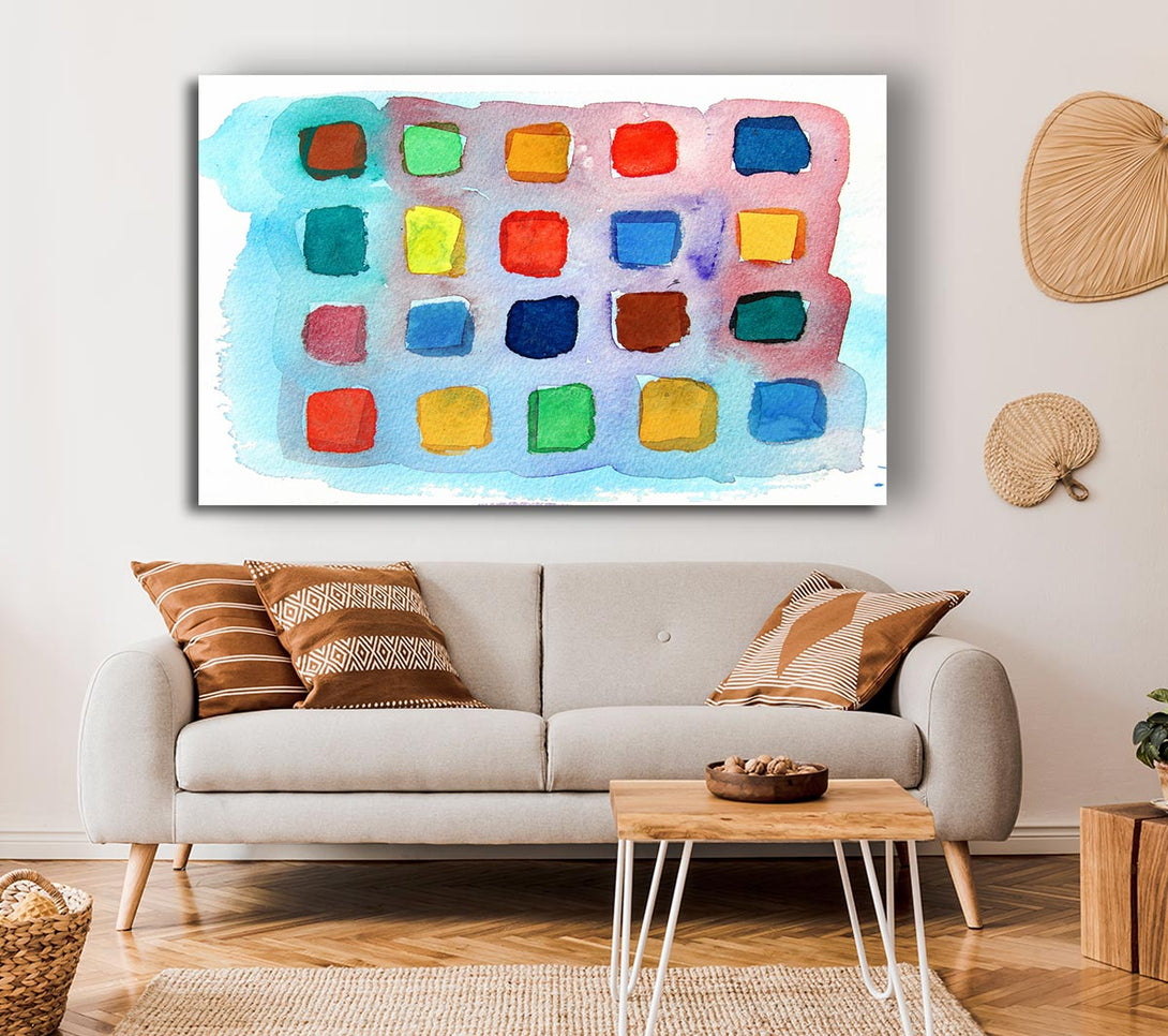 Picture of Colour Palette Canvas Print Wall Art