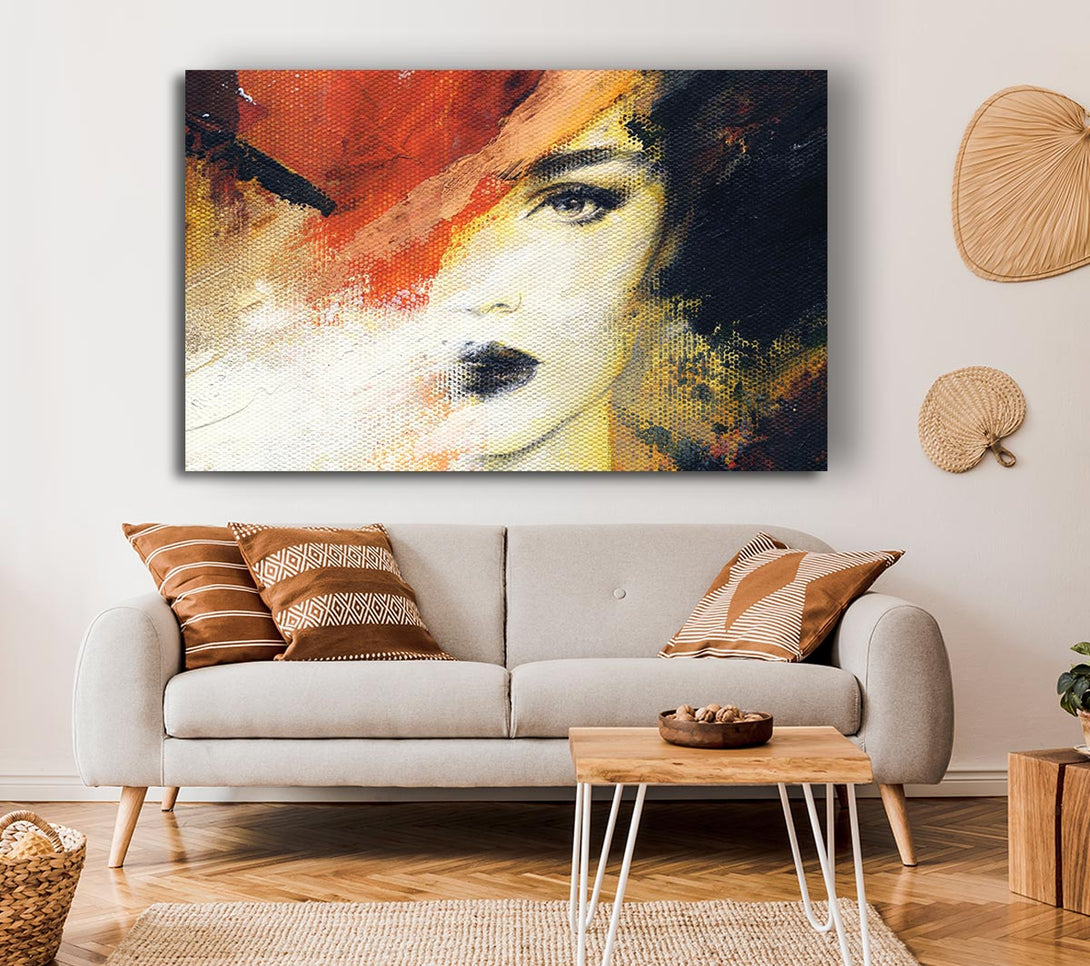 Picture of Striking Face Canvas Print Wall Art