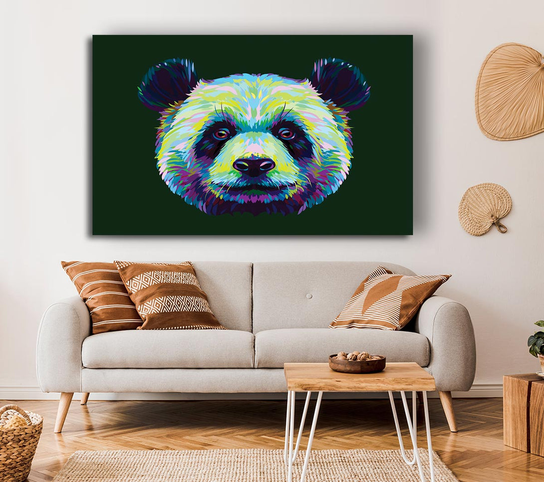 Picture of The Panda Head Canvas Print Wall Art