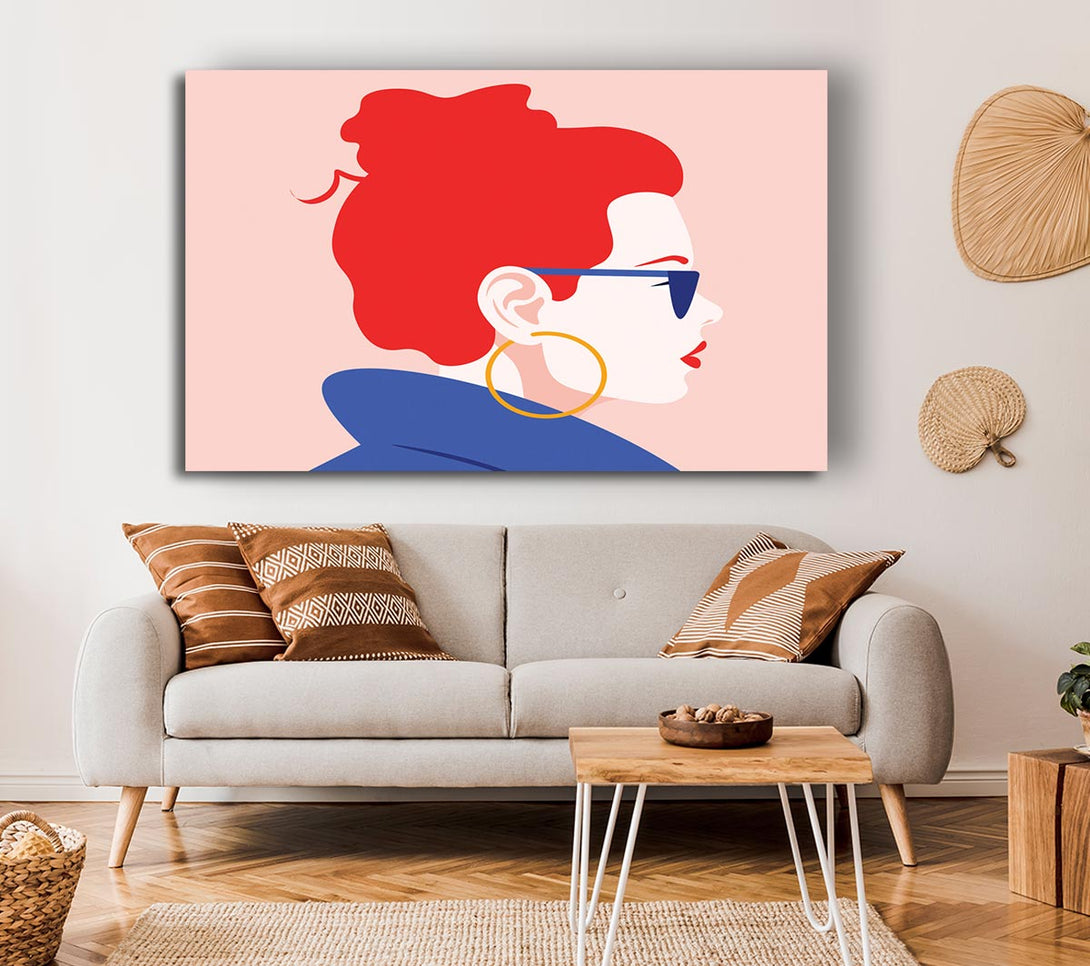 Picture of The Woman Fashion Canvas Print Wall Art