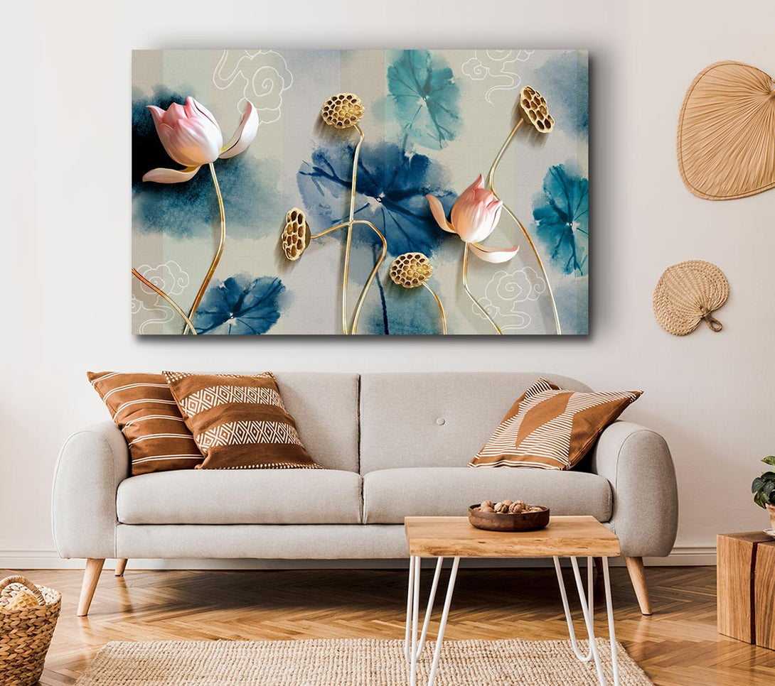 Picture of Stunning Flower Pose Canvas Print Wall Art