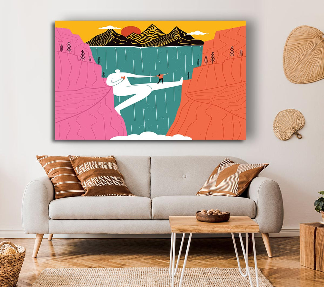 Picture of The Man Bridge Canvas Print Wall Art