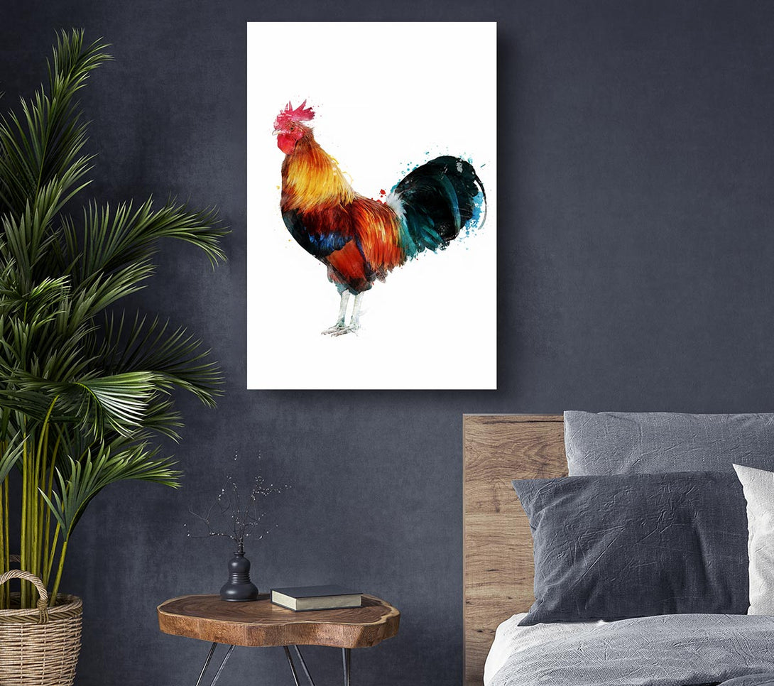 Picture of Rooster Canvas Print Wall Art