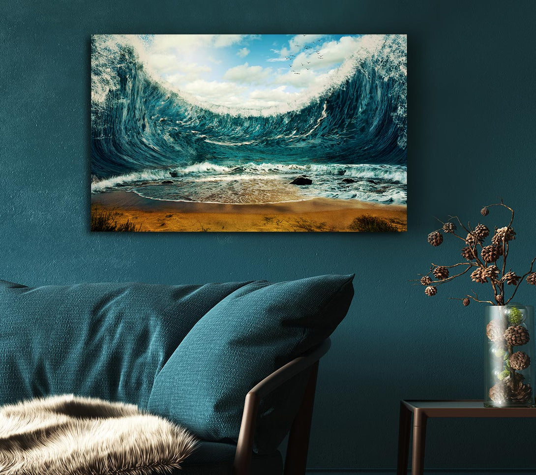 Picture of The Ocean Parts Canvas Print Wall Art