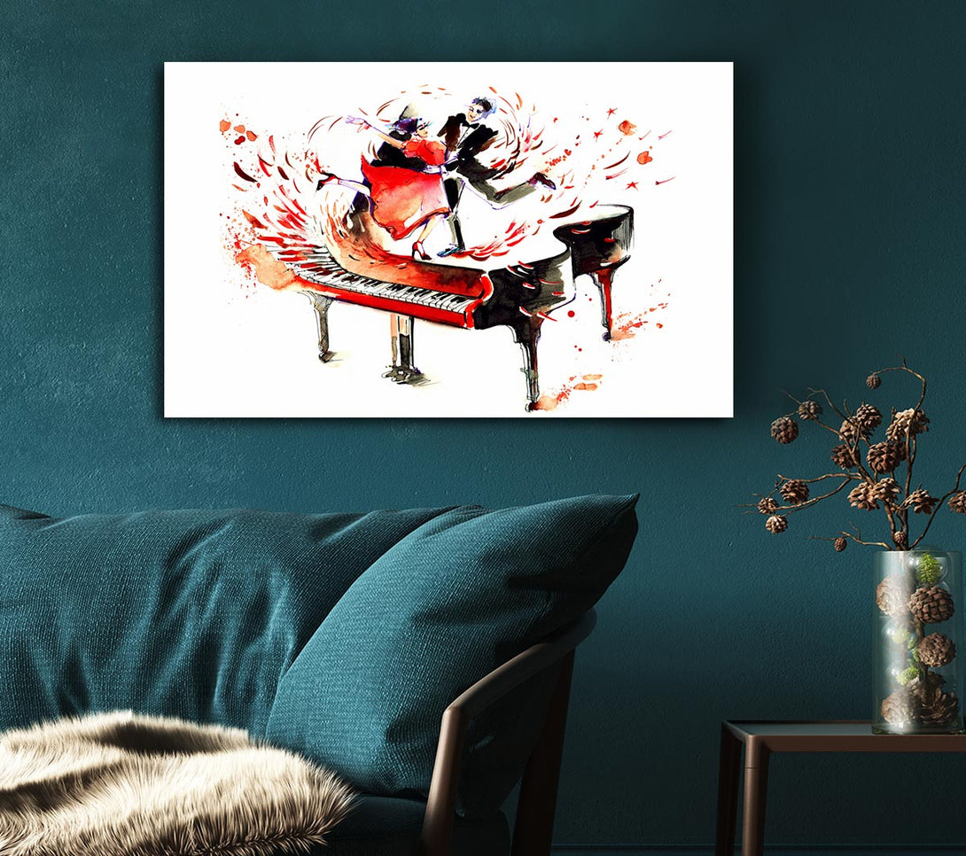 Picture of Music The Dance Of Live Canvas Print Wall Art