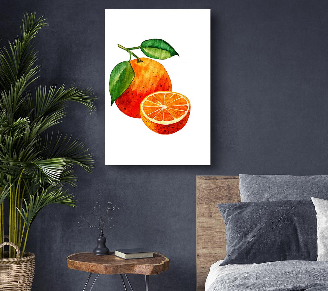 Picture of Oranges Canvas Print Wall Art