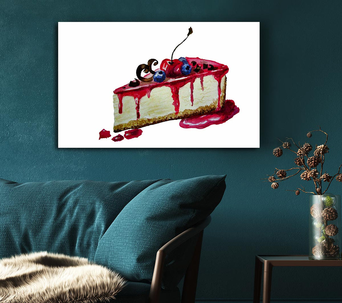 Picture of Cheesecake Delight Canvas Print Wall Art