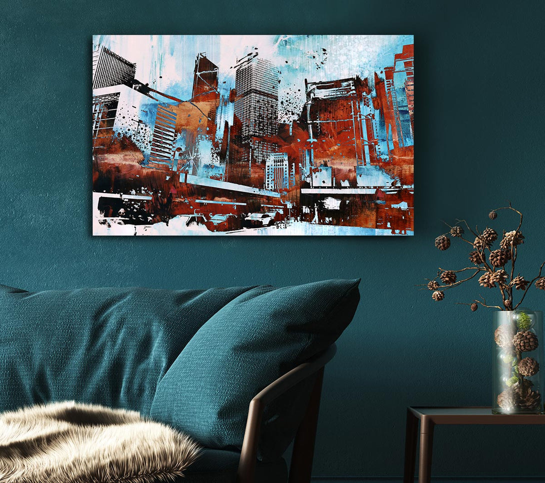 Picture of Chocolate City Blues 1 Canvas Print Wall Art