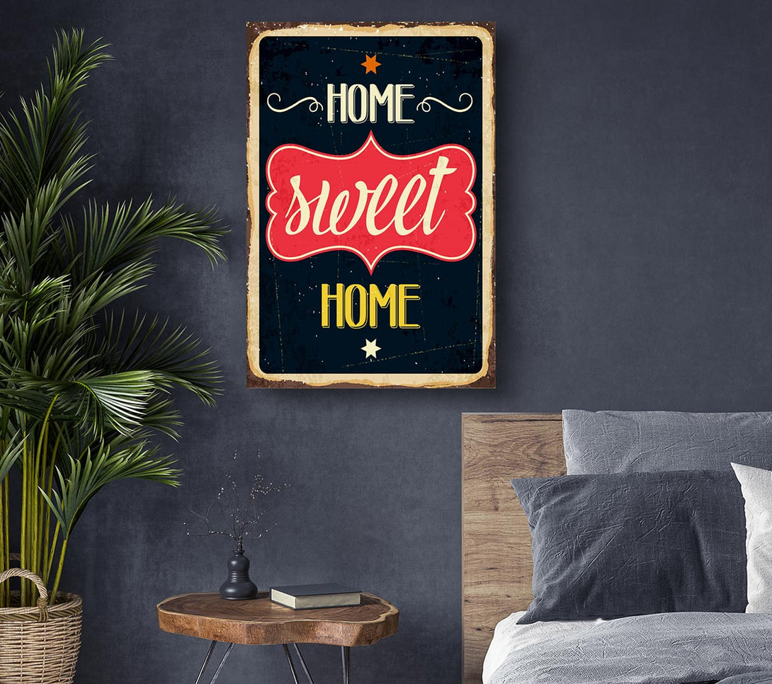 Picture of Home Sweet Home 3 Canvas Print Wall Art