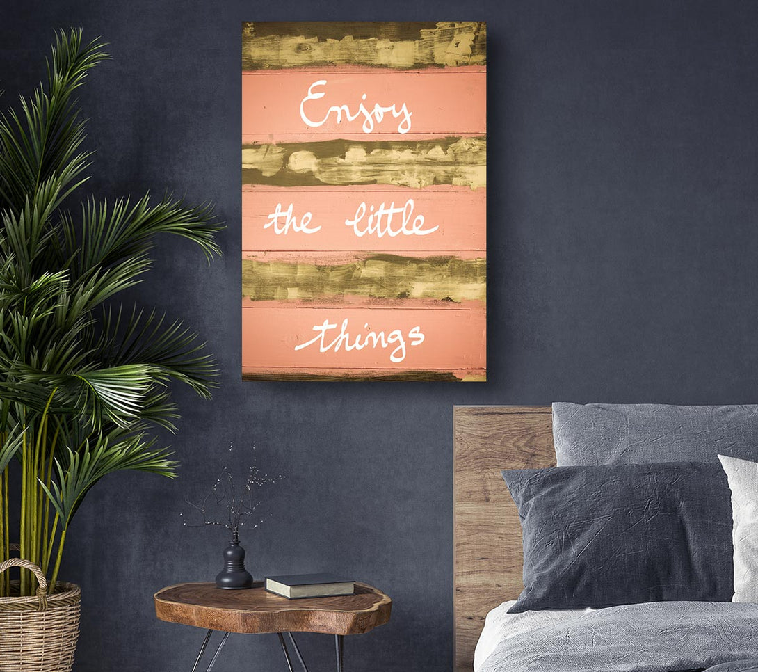 Picture of Enjoy The Little Things 3 Canvas Print Wall Art