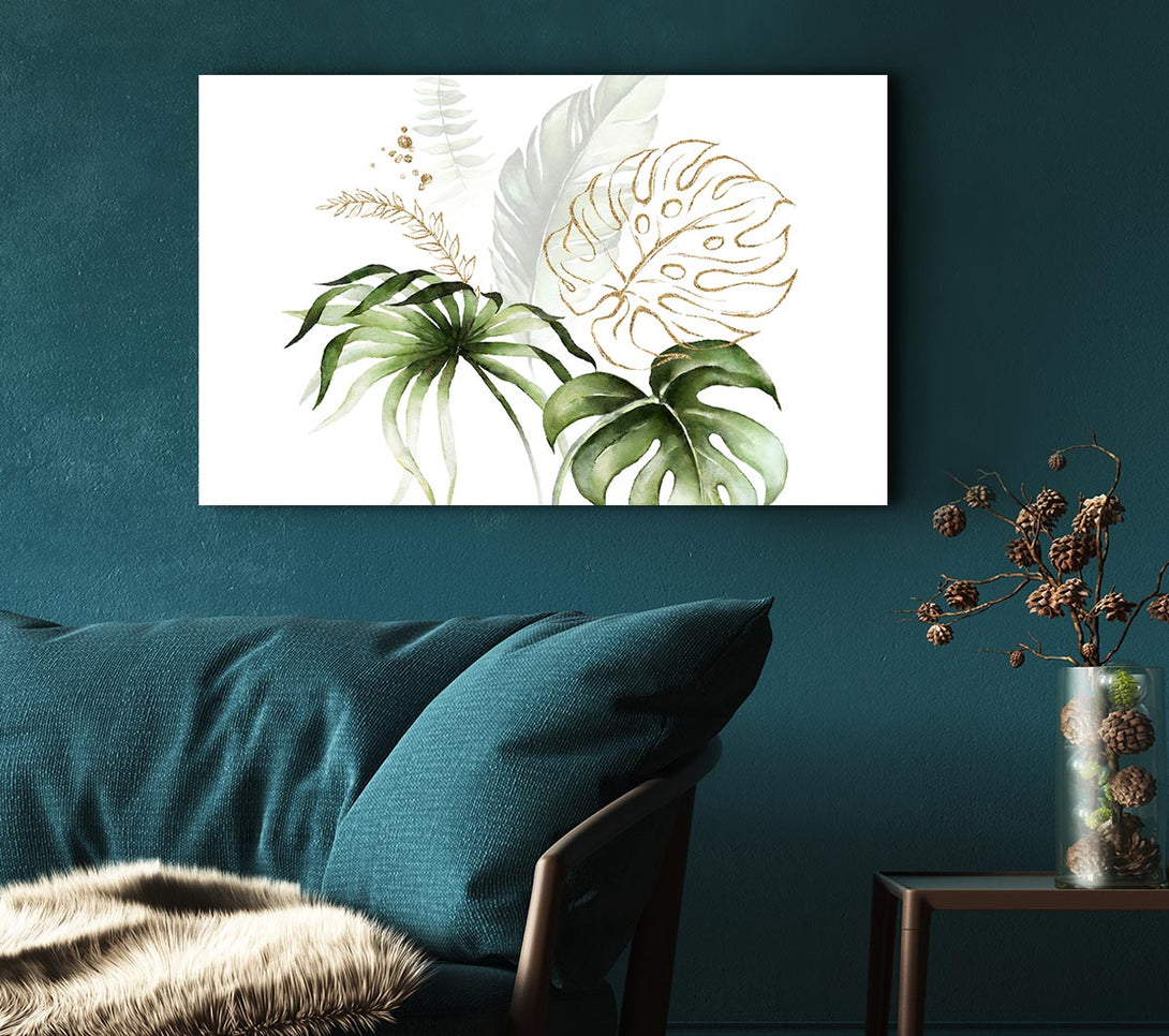 Picture of Beautiful Cheese Plant Canvas Print Wall Art