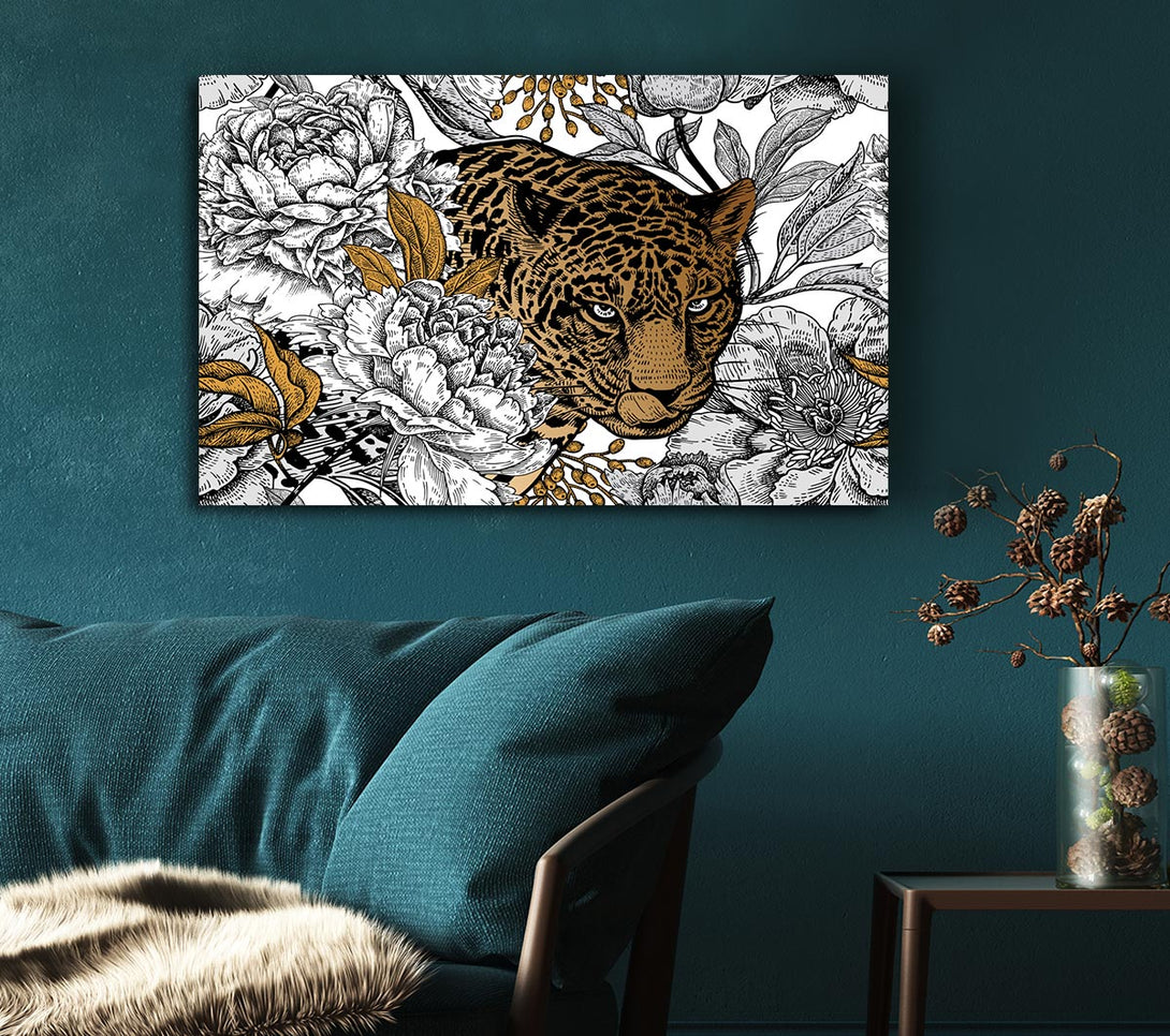 Picture of Stunning Leopard Flowers Canvas Print Wall Art