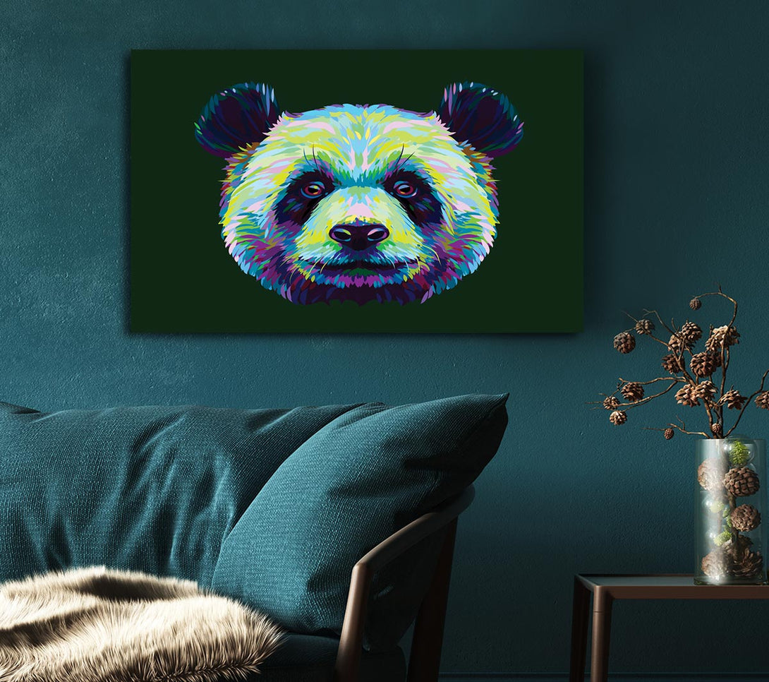 Picture of The Panda Head Canvas Print Wall Art