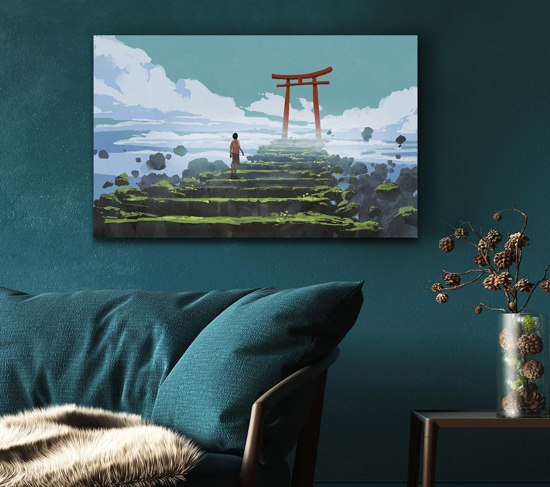 Picture of The Sky Temple Canvas Print Wall Art