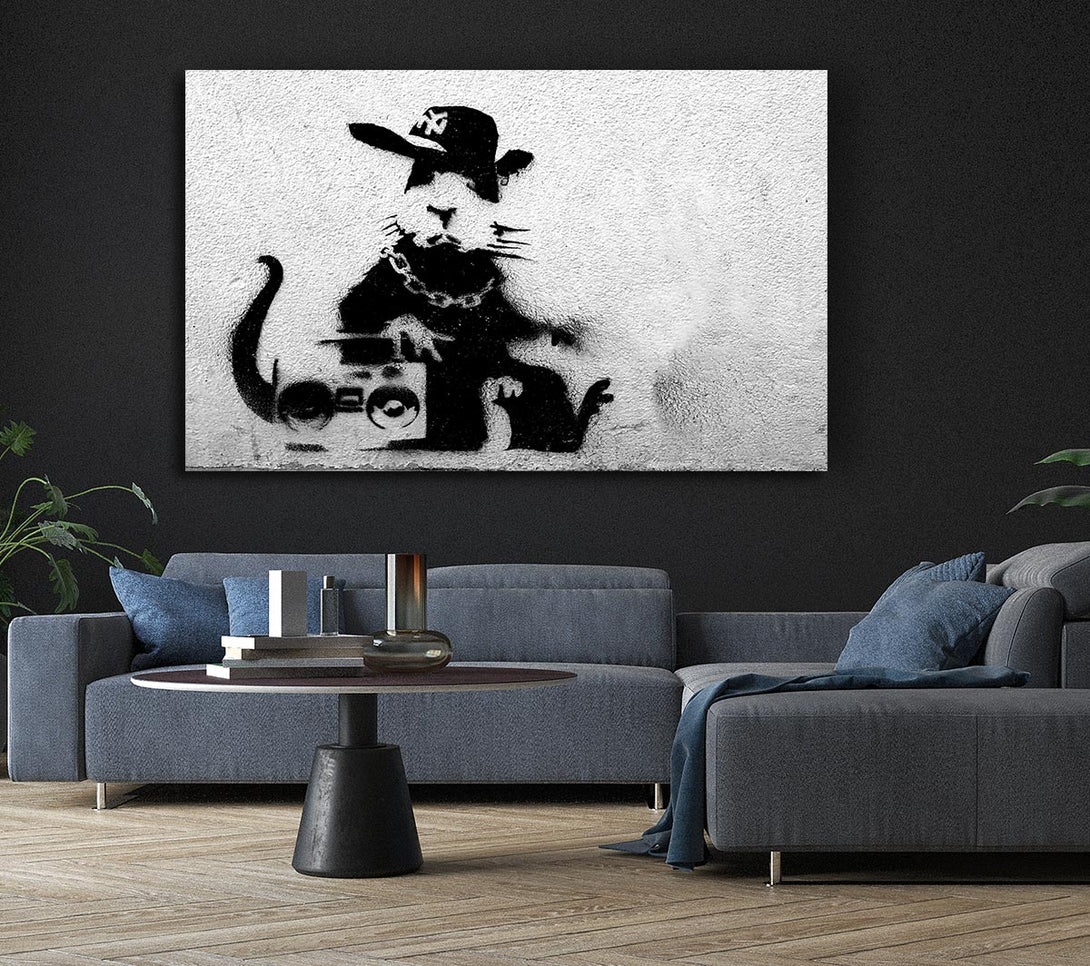 Picture of Rap Rat Canvas Print Wall Art