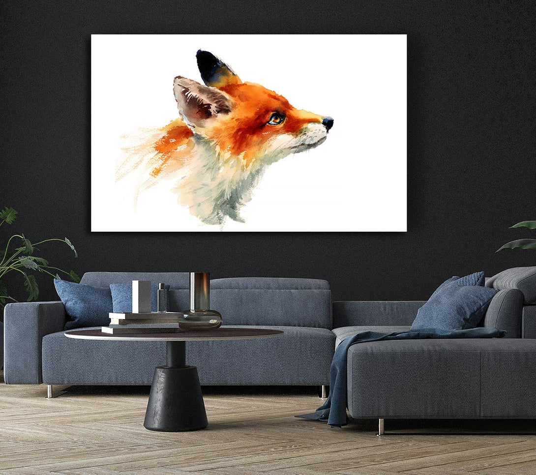 Picture of Fox Love Canvas Print Wall Art