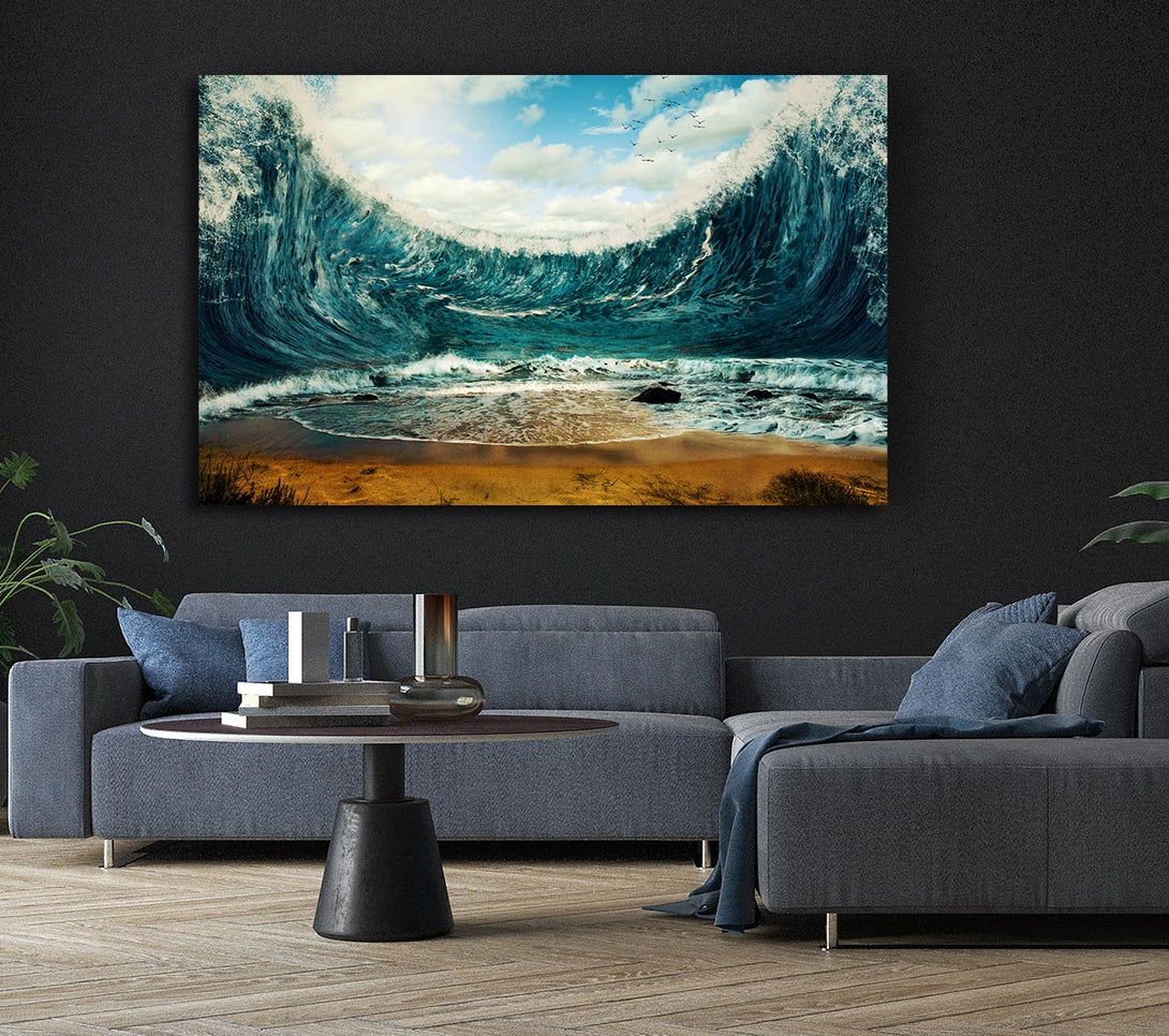 Picture of The Ocean Parts Canvas Print Wall Art