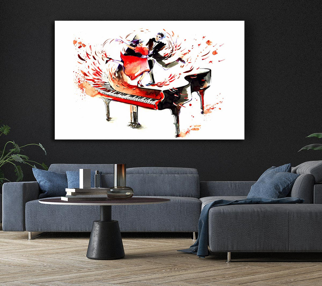 Picture of Music The Dance Of Live Canvas Print Wall Art