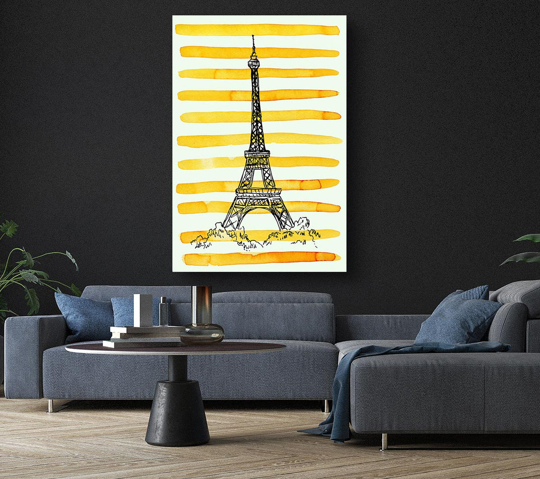 Picture of Paris The Capital Of Style Canvas Print Wall Art