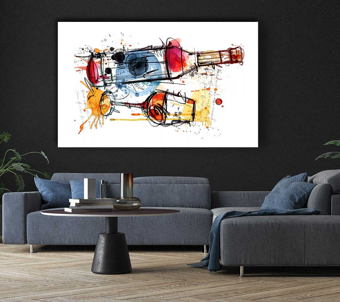 Picture of Wine Party Canvas Print Wall Art