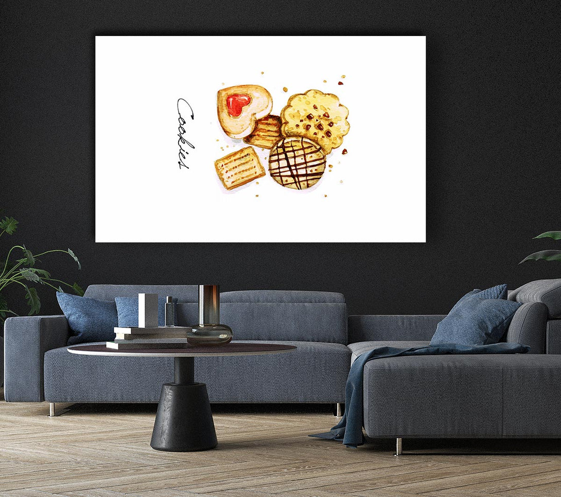 Picture of Biscuit Cookie Delight Canvas Print Wall Art