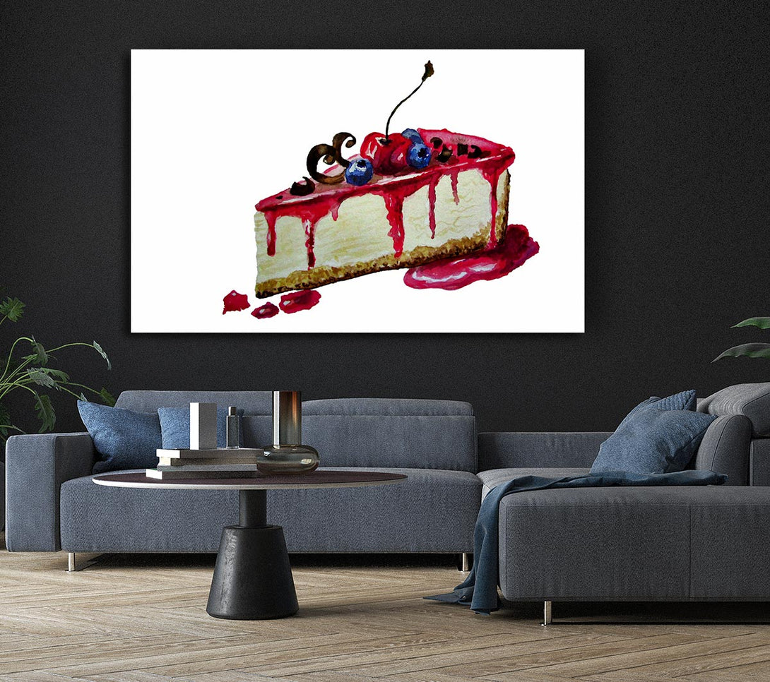 Picture of Cheesecake Delight Canvas Print Wall Art