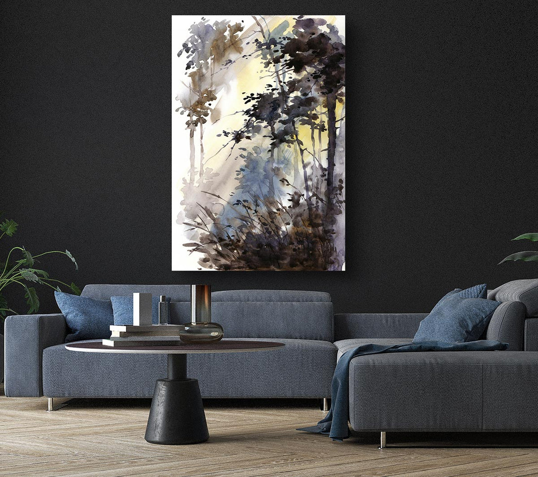 Picture of Chocolate Woodland Canvas Print Wall Art