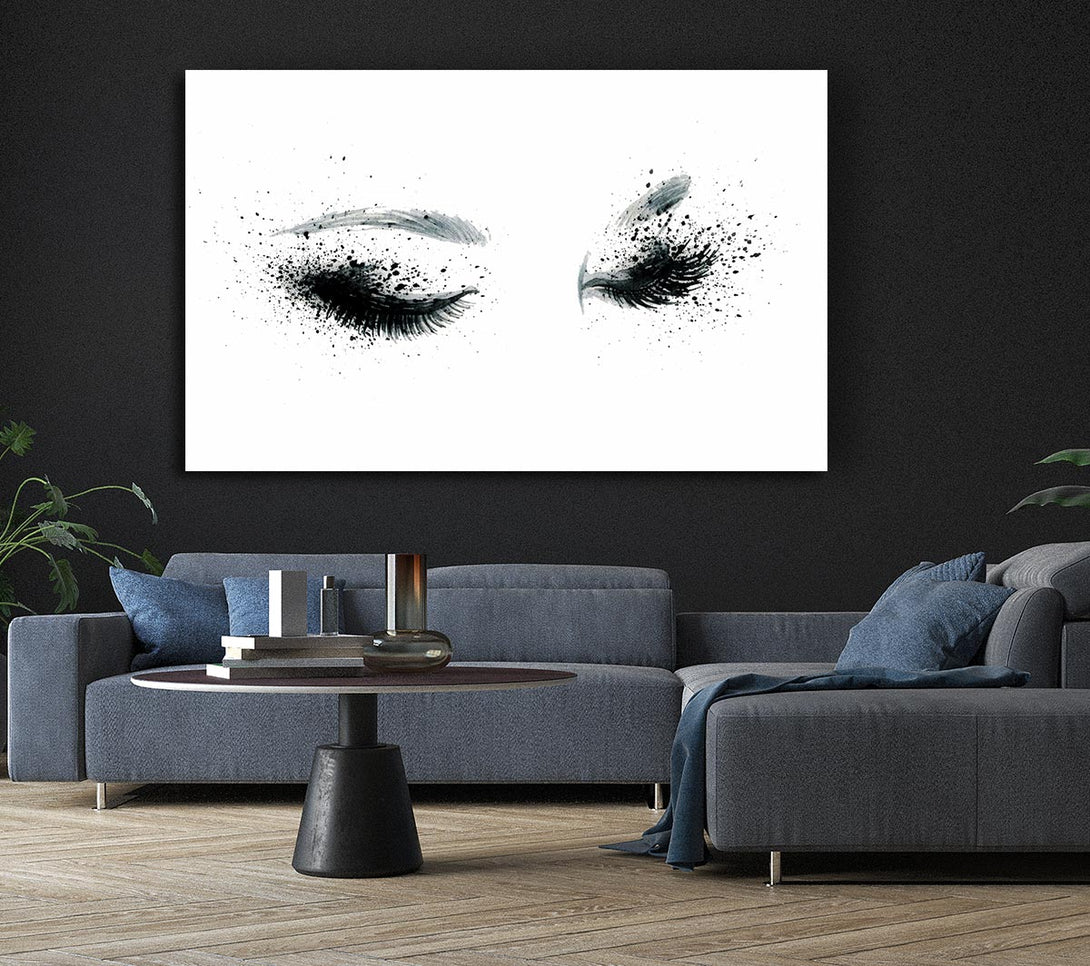 Picture of Eyes That Flutter Canvas Print Wall Art