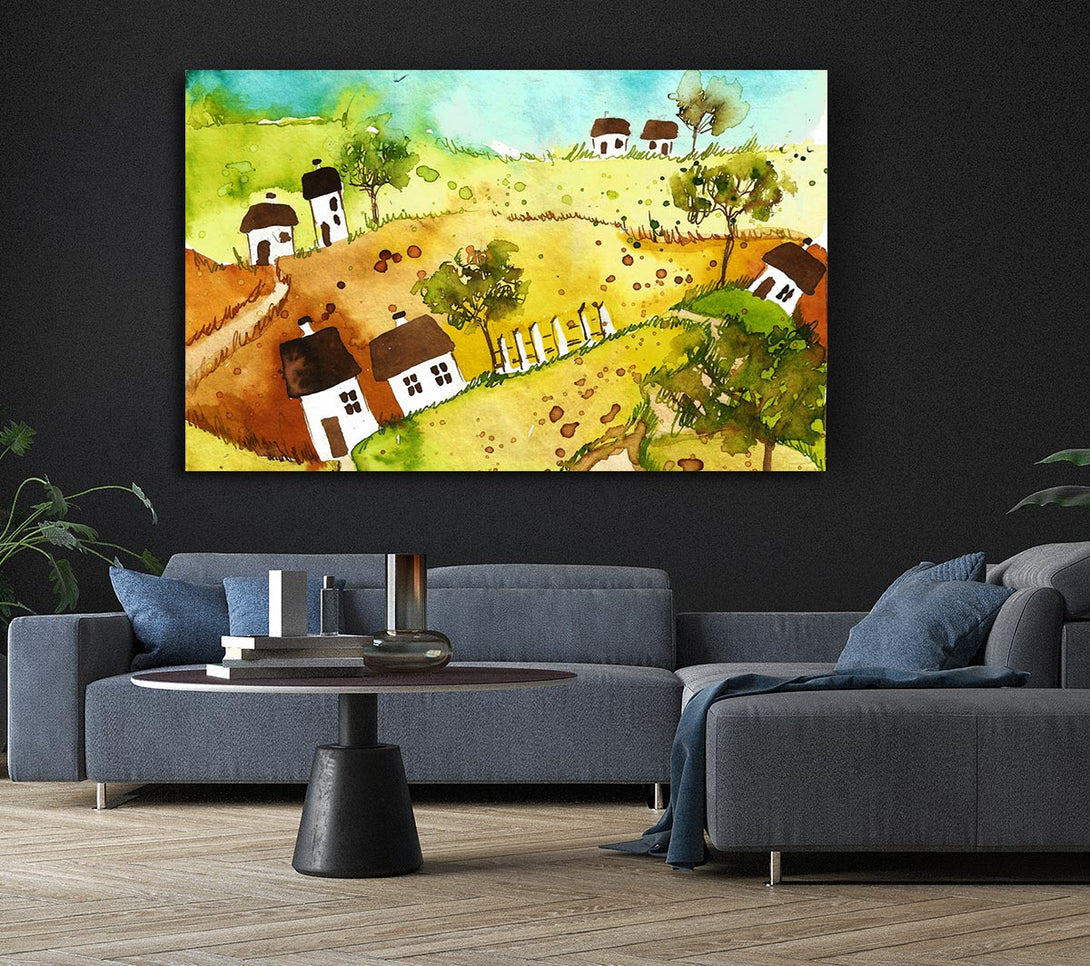 Picture of Countryside Living Canvas Print Wall Art