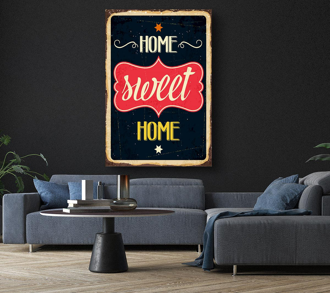 Picture of Home Sweet Home 3 Canvas Print Wall Art