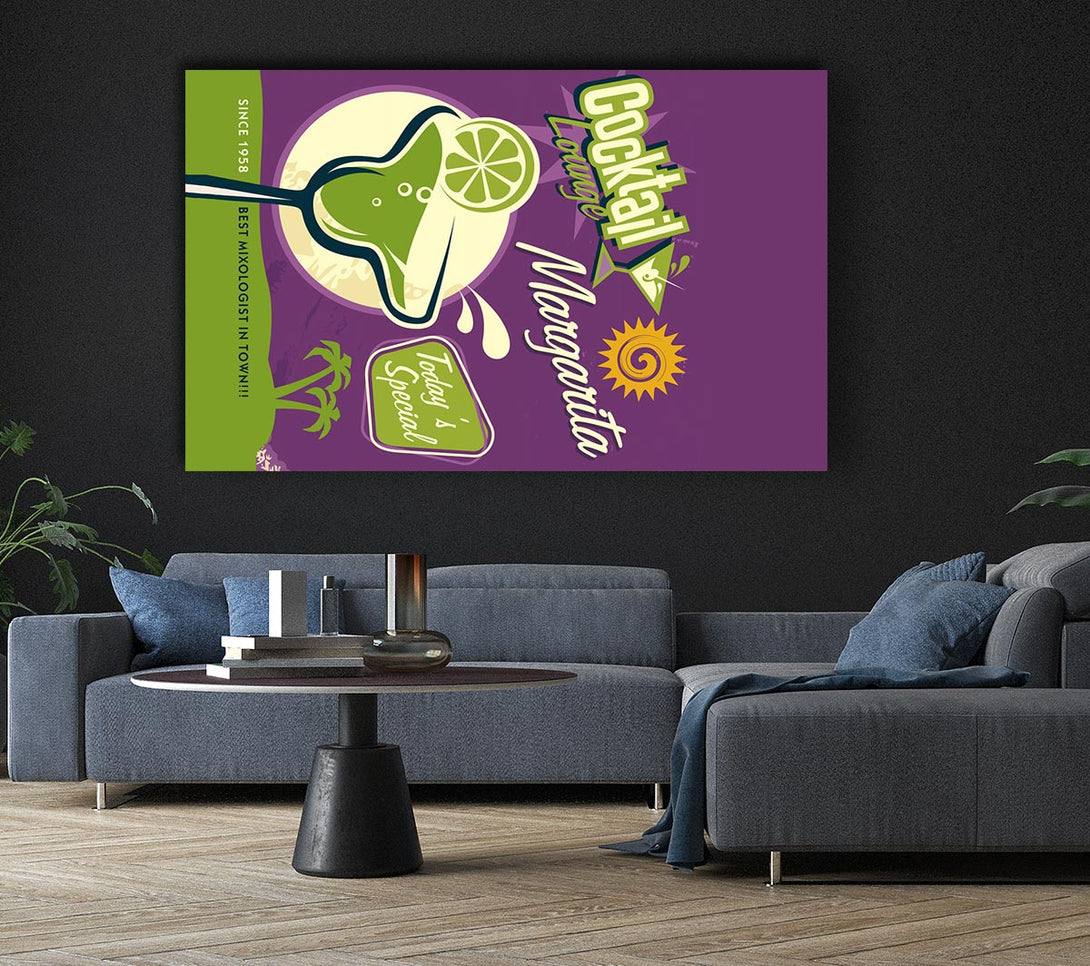 Picture of Margarita Cocktail Canvas Print Wall Art