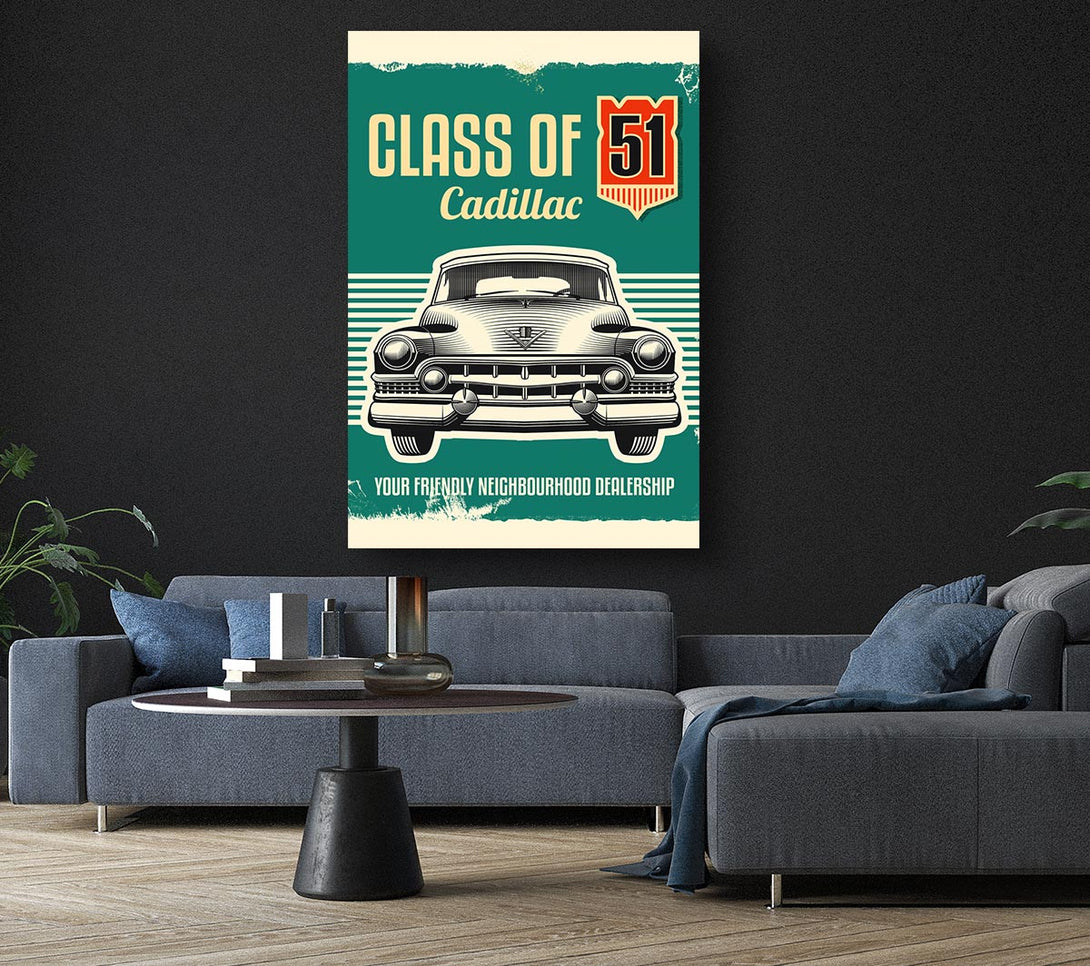 Picture of Classic Cadillac Canvas Print Wall Art