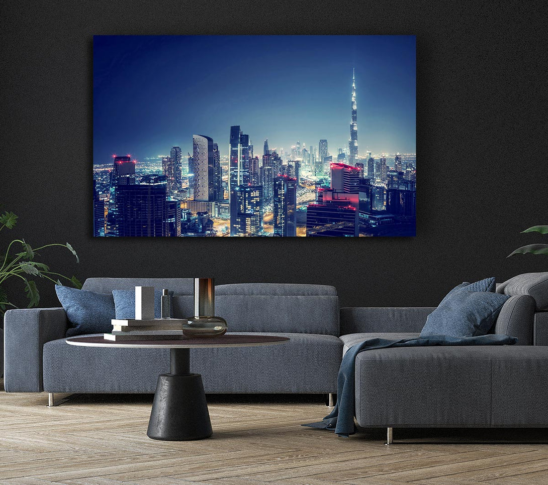 Picture of City Lights Canvas Print Wall Art