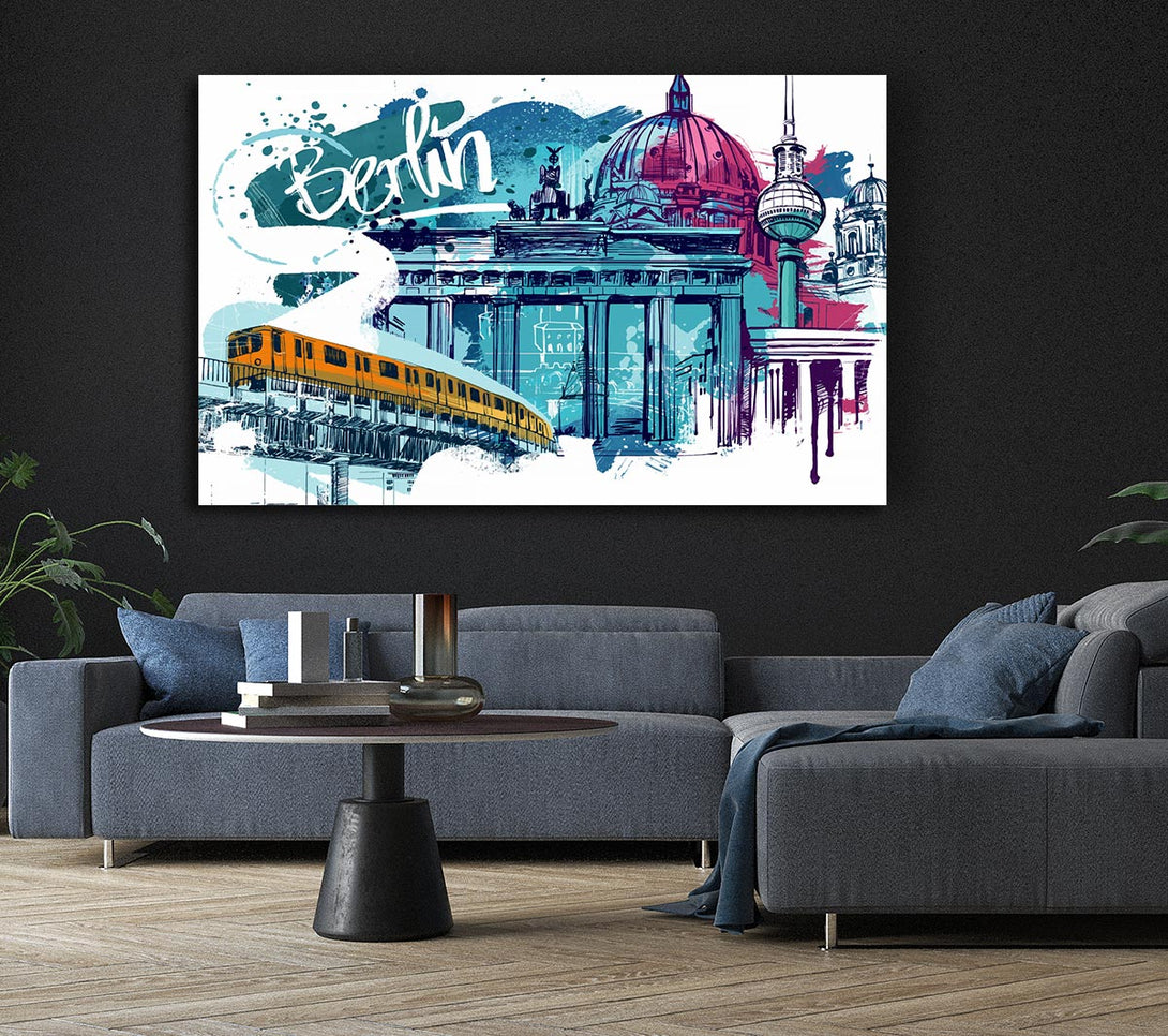 Picture of Berlin Canvas Print Wall Art